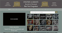 Desktop Screenshot of foundagrave.com